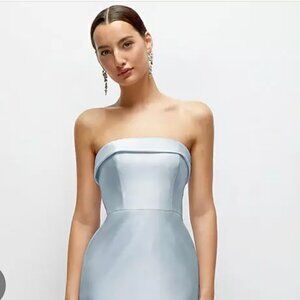 Alfred Sung Sara SIZE 6 · Style D843 · Satin Twill (Mist)